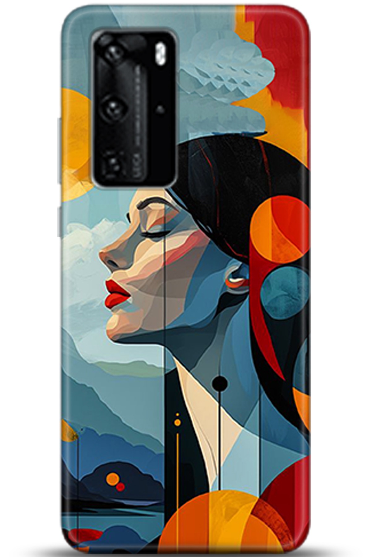 Huawei P40 Pro Uyumlu Kılıf HD Baskılı Kılıf - Followed Institution 5367