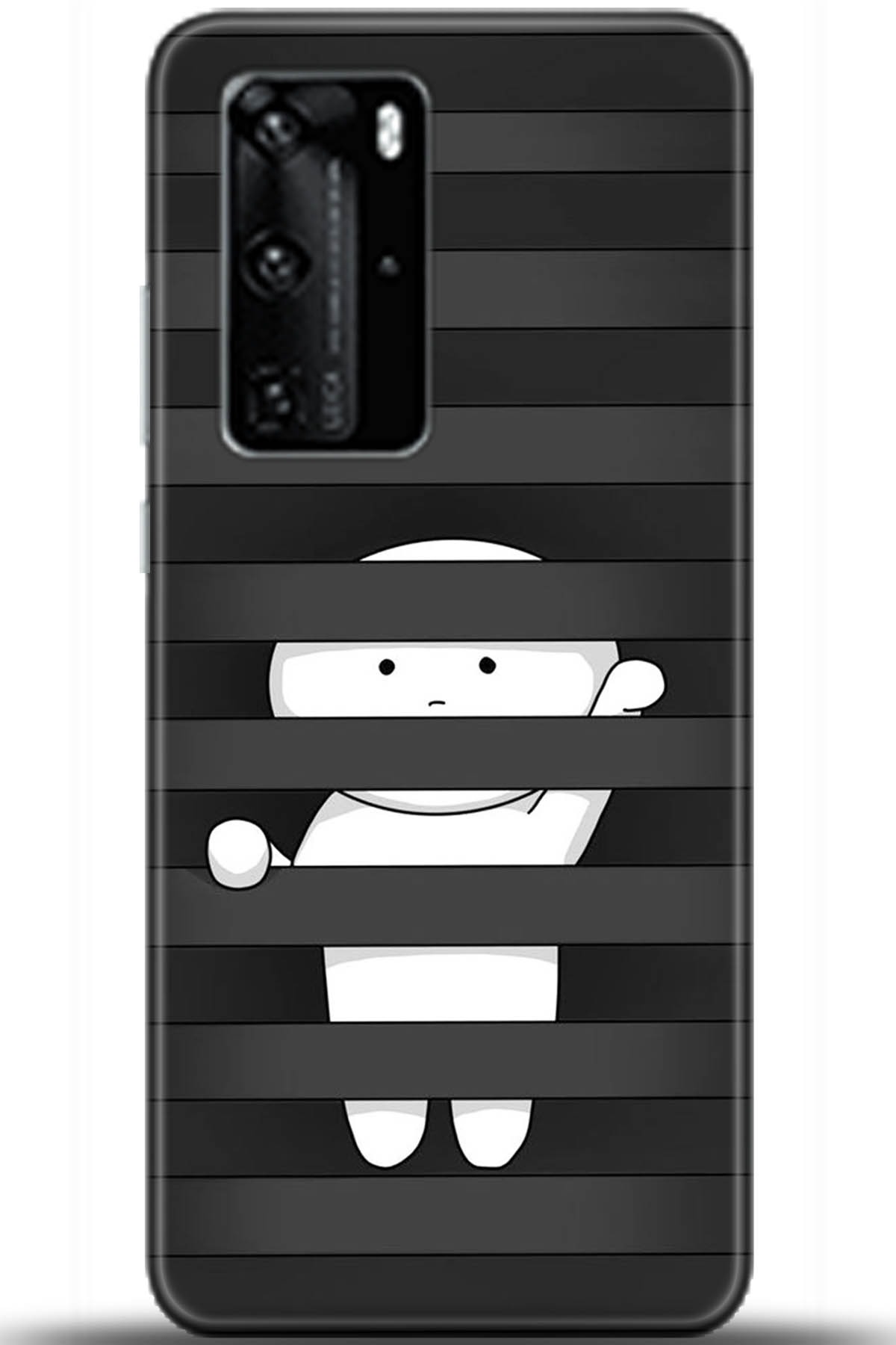 Huawei P40 Pro Uyumlu Kılıf HD Baskılı Kılıf - Followed Institution 5478