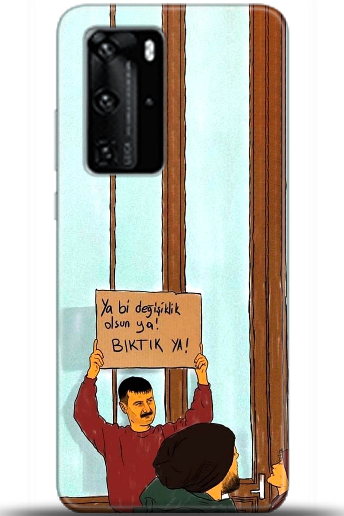 Huawei P40 Pro Uyumlu Kılıf HD Baskılı Kılıf - Followed Institution 5594