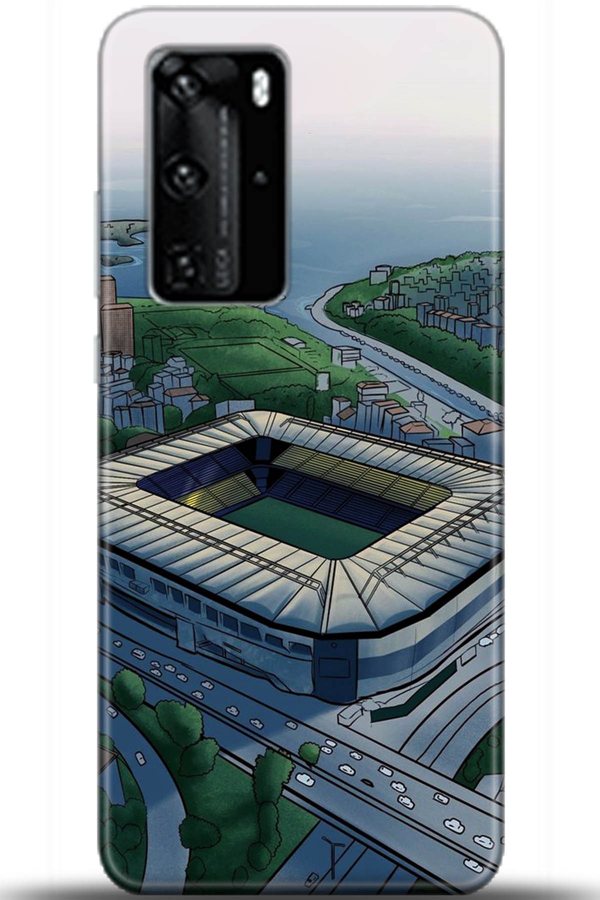 Huawei P40 Pro Uyumlu Kılıf HD Baskılı Kılıf - Followed Institution 5715