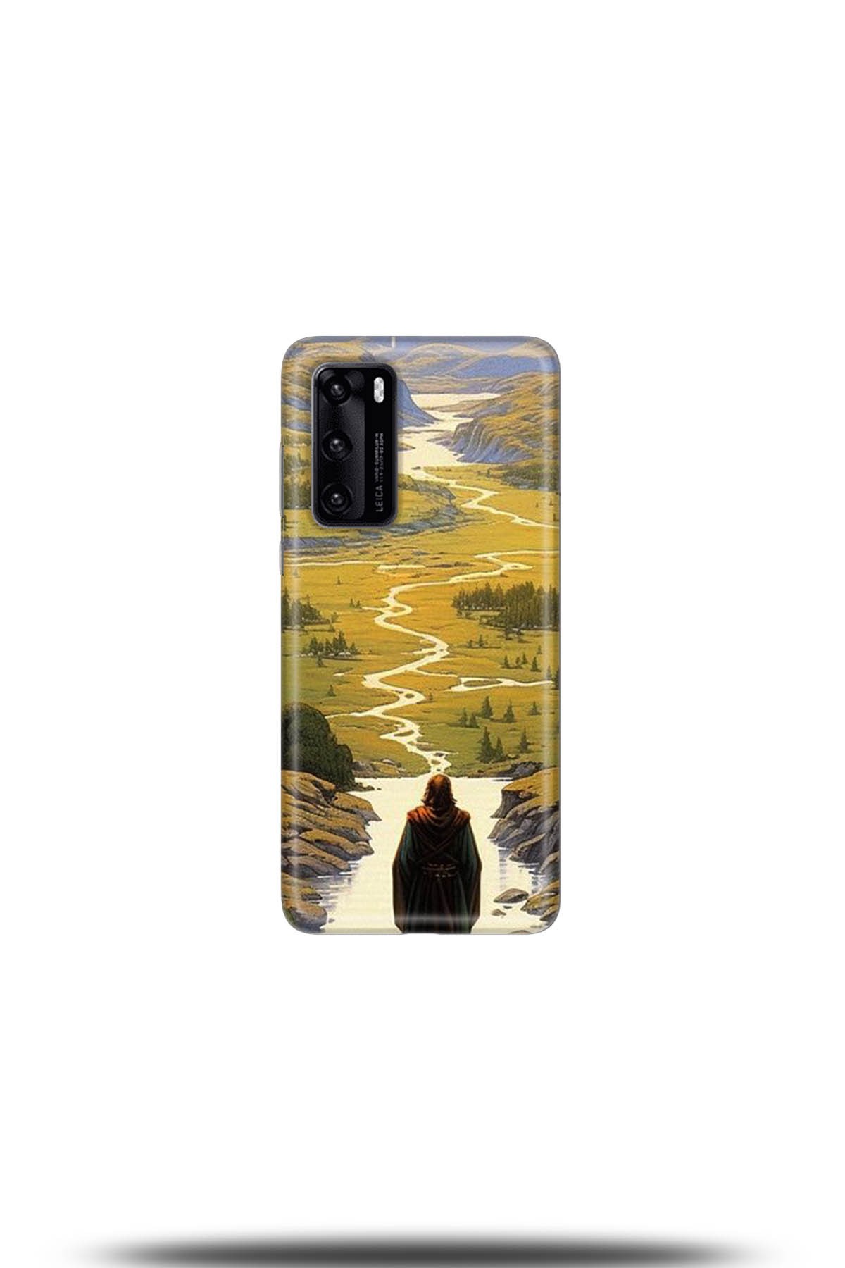 Huawei P40 Uyumlu Kılıf HD Baskılı Kılıf - Followed Institution 5263