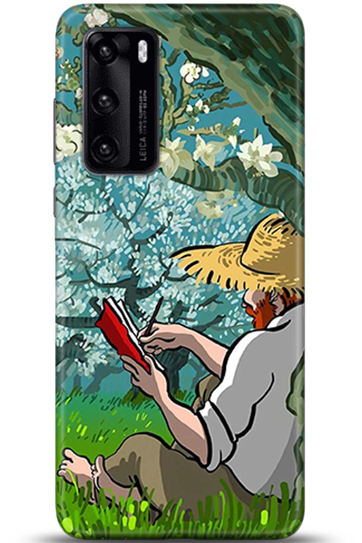 Huawei P40 Uyumlu Kılıf HD Baskılı Kılıf - Followed Institution 5343