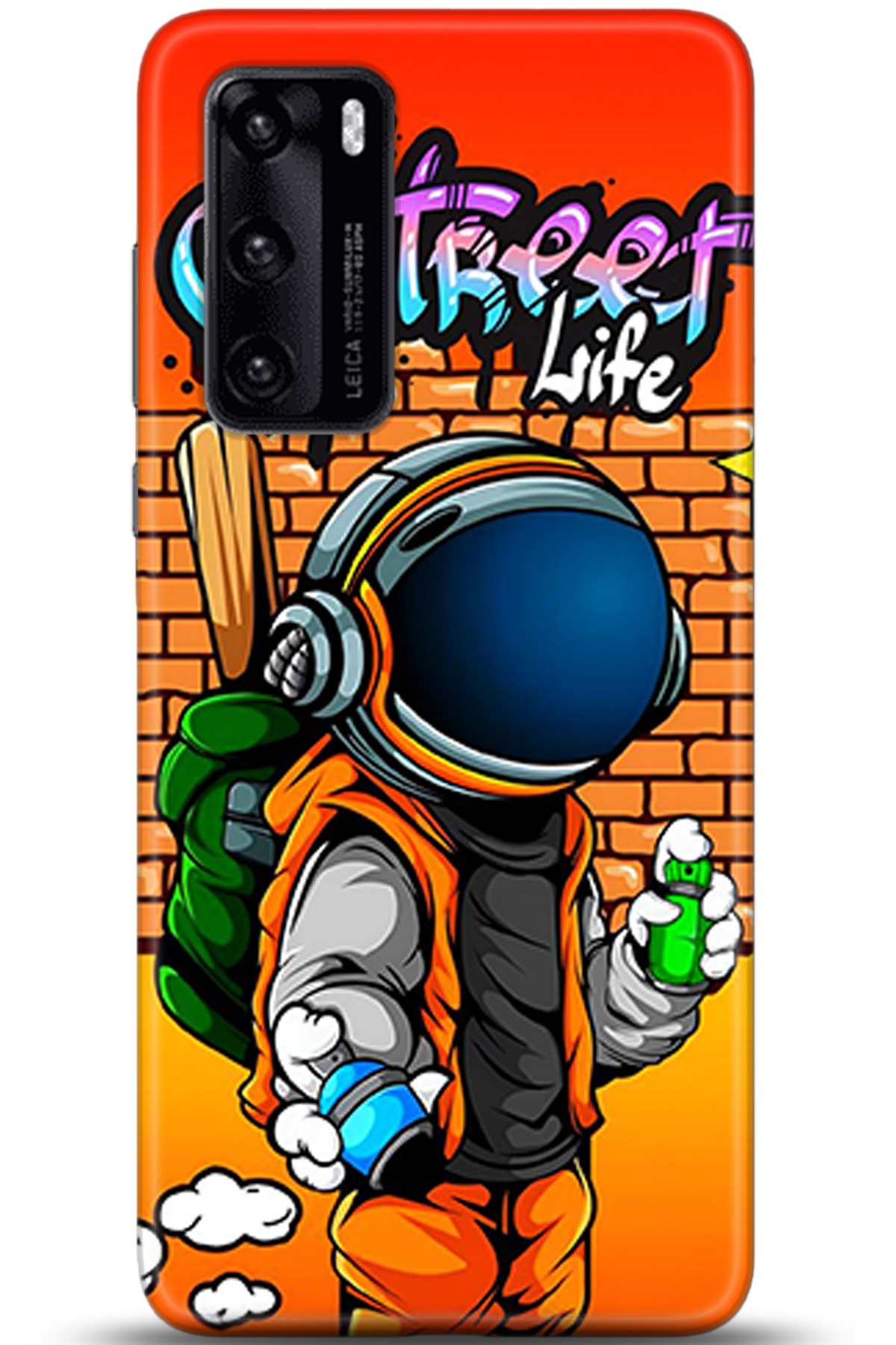 Huawei P40 Uyumlu Kılıf HD Baskılı Kılıf - Followed Institution 5350