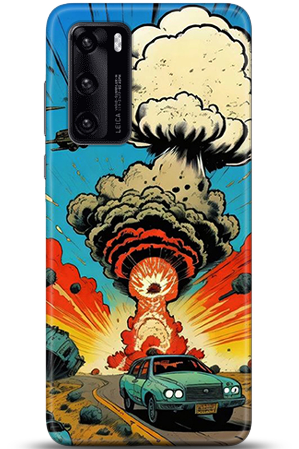 Huawei P40 Uyumlu Kılıf HD Baskılı Kılıf - Followed Institution 5361