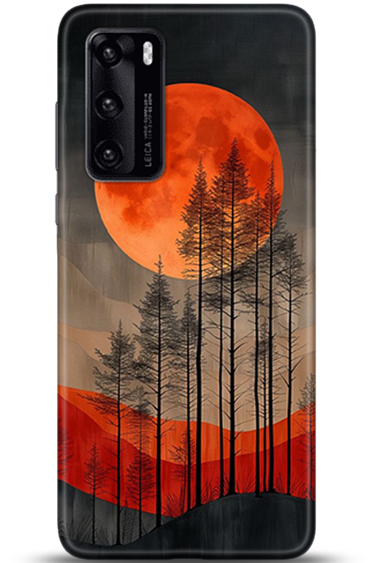 Huawei P40 Uyumlu Kılıf HD Baskılı Kılıf - Followed Institution 5370