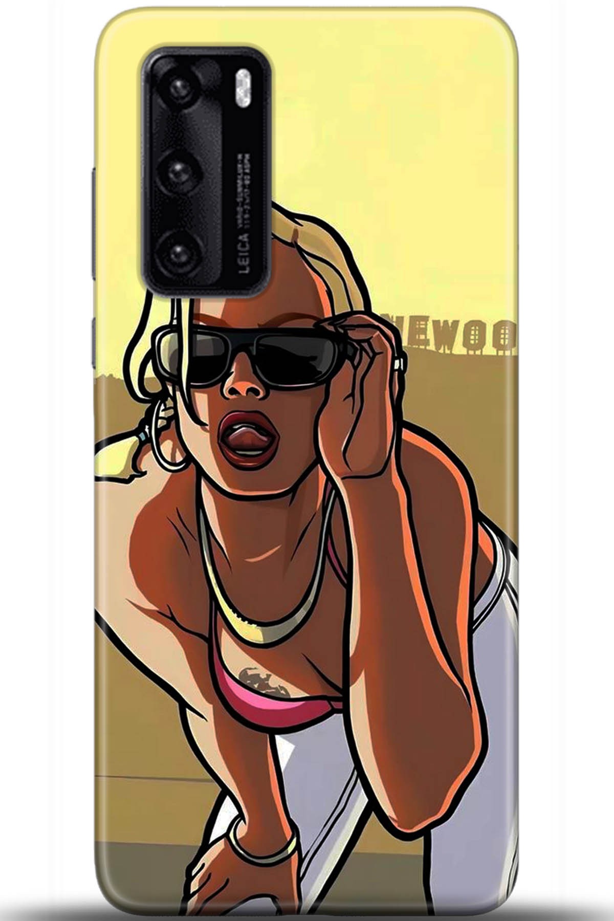 Huawei P40 Uyumlu Kılıf HD Baskılı Kılıf - Followed Institution 5412