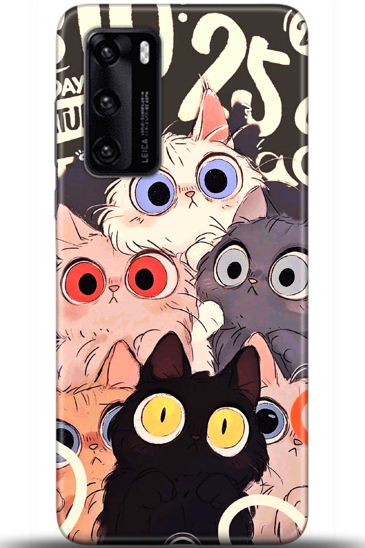 Huawei P40 Uyumlu Kılıf HD Baskılı Kılıf - Followed Institution 5641