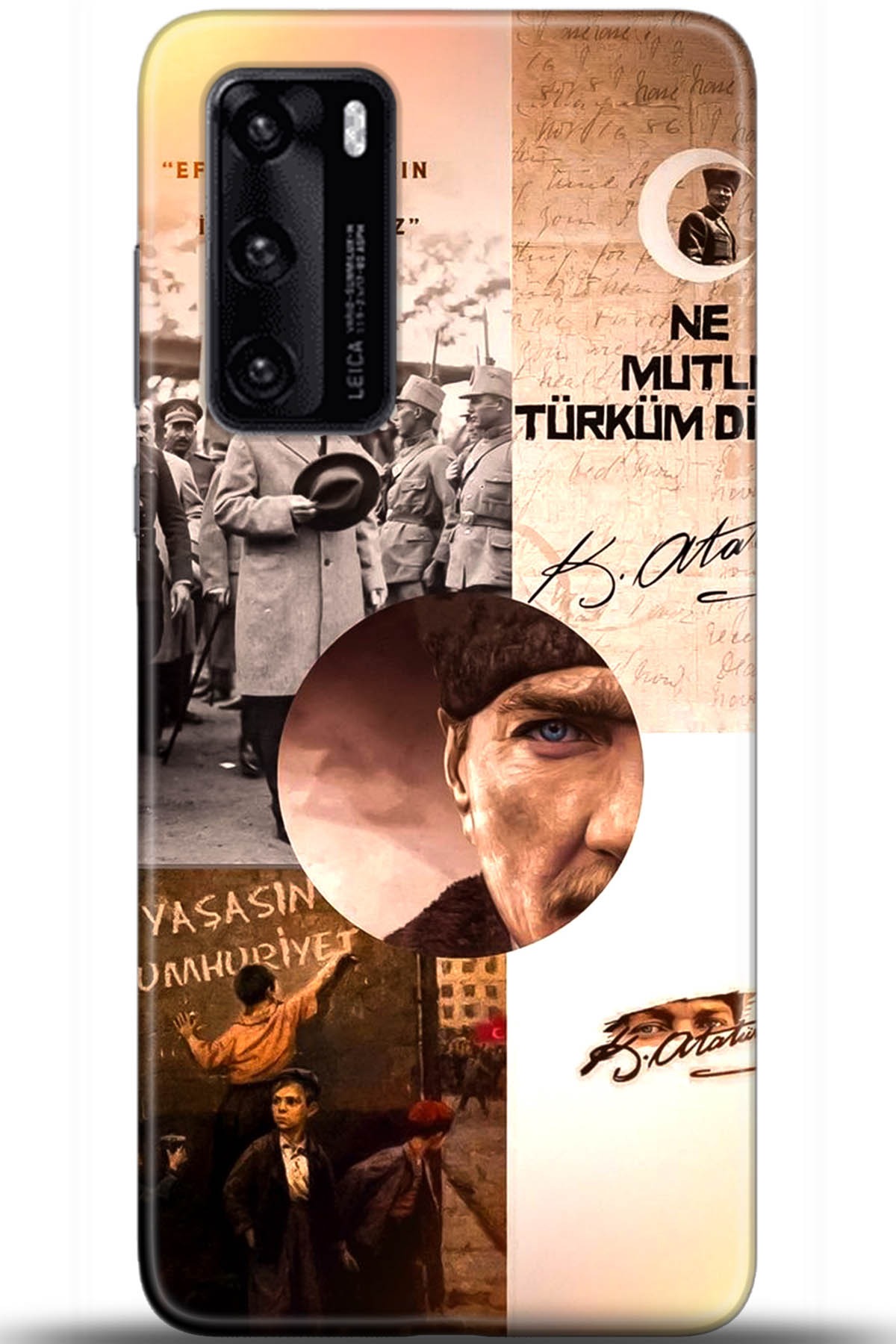 Huawei P40 Uyumlu Kılıf HD Baskılı Kılıf - Followed Institution 5675