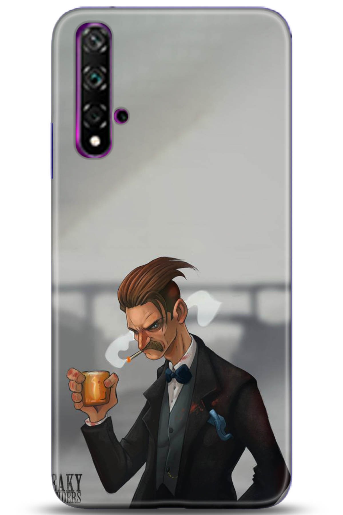 Huawei Nova 5T Uyumlu Kılıf HD Baskılı Kılıf - Followed Institution 5088