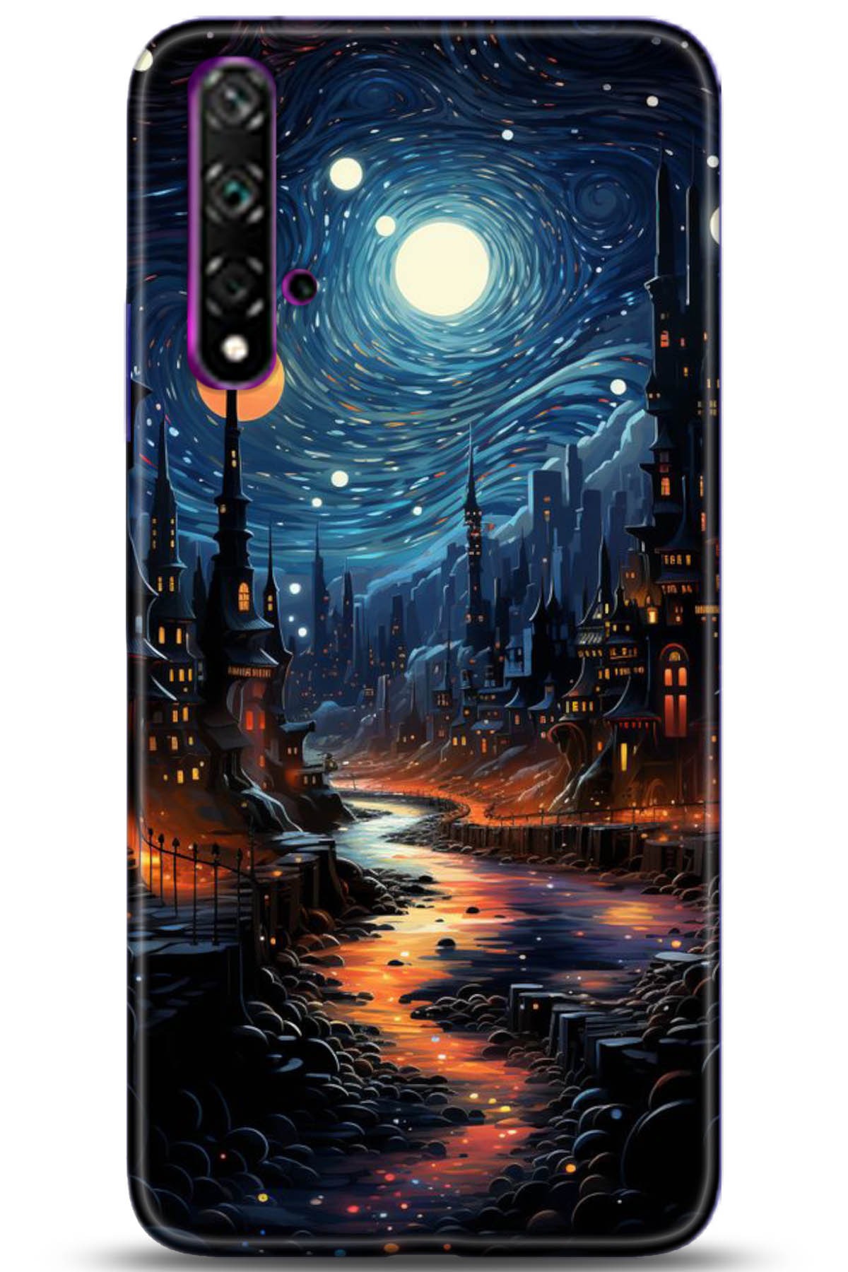 Huawei Nova 5T Uyumlu Kılıf HD Baskılı Kılıf - Followed Institution 5126