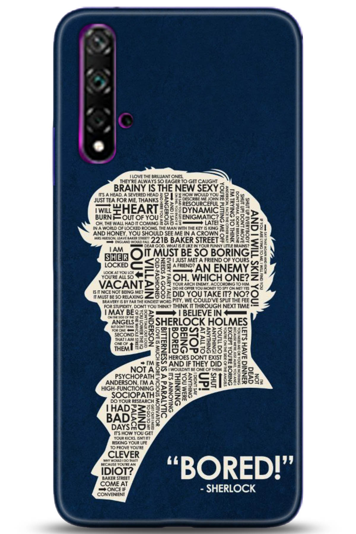 Huawei Nova 5T Uyumlu Kılıf HD Baskılı Kılıf - Followed Institution 5156