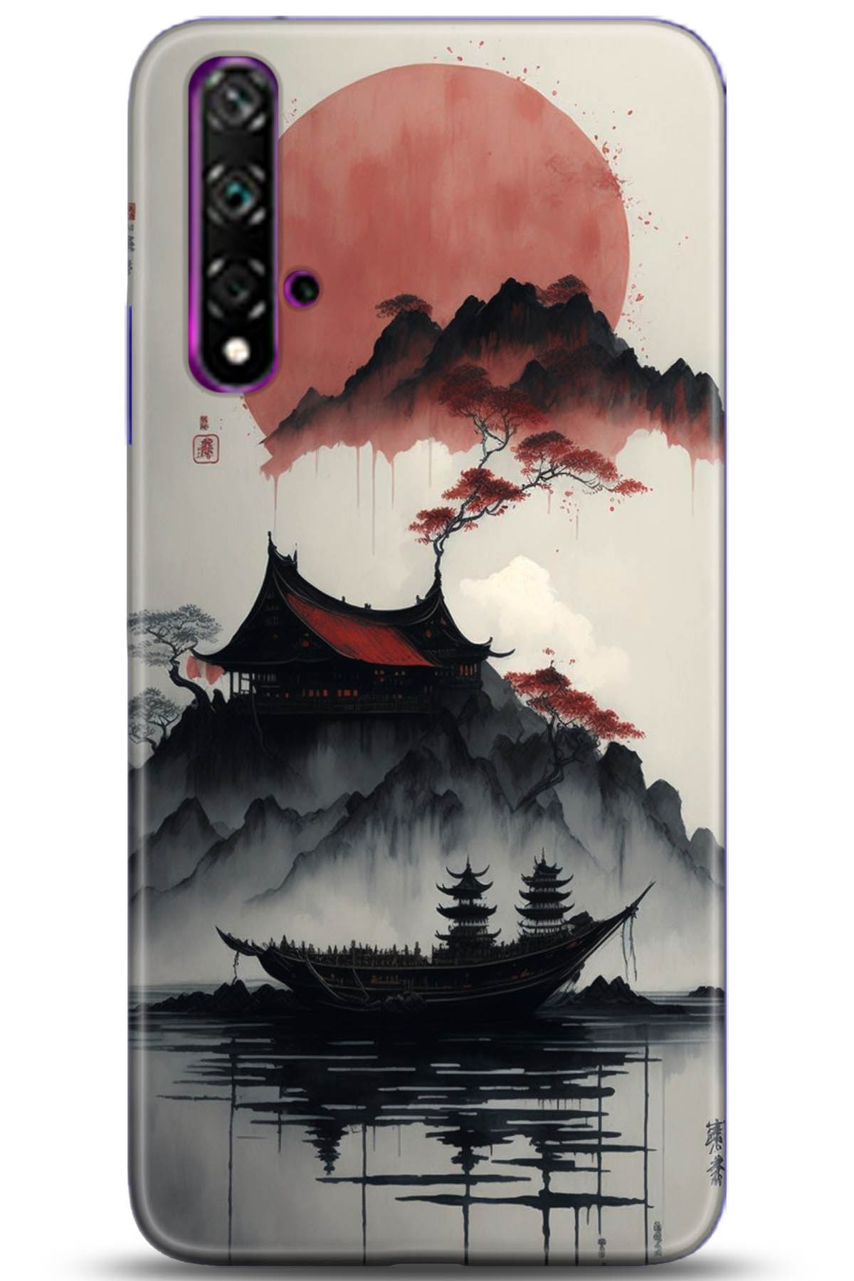 Huawei Nova 5T Uyumlu Kılıf HD Baskılı Kılıf - Followed Institution 5174