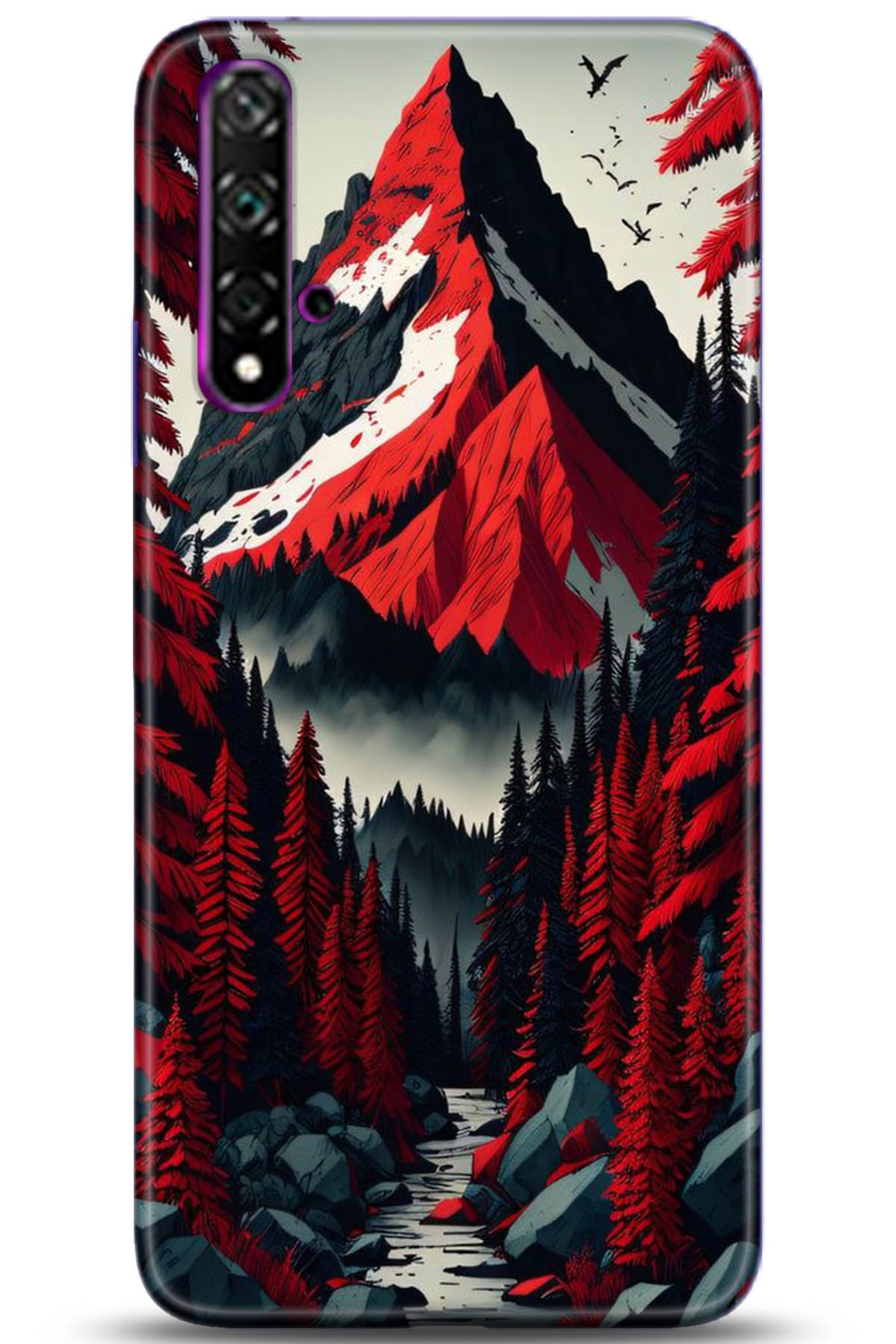 Huawei Nova 5T Uyumlu Kılıf HD Baskılı Kılıf - Followed Institution 5196