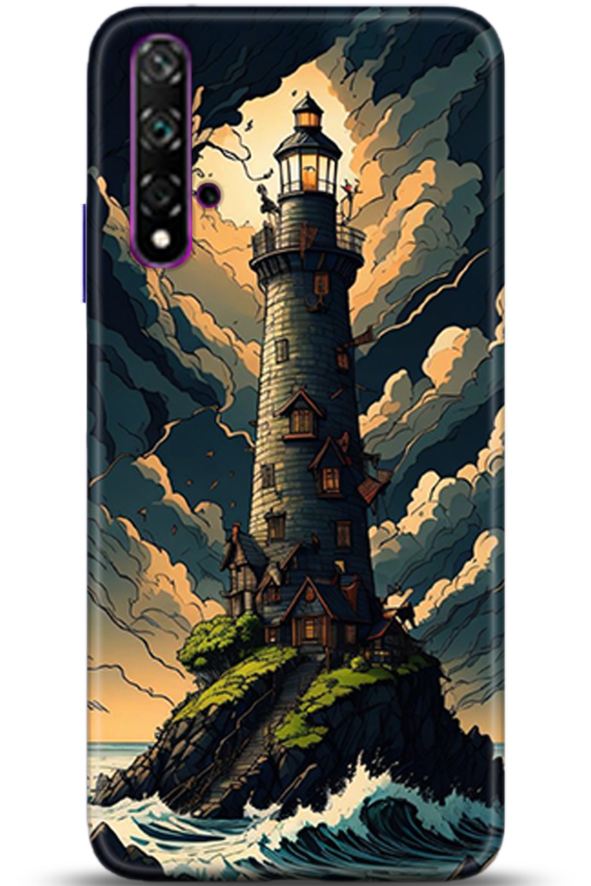 Huawei Nova 5T Uyumlu Kılıf HD Baskılı Kılıf - Followed Institution 5363