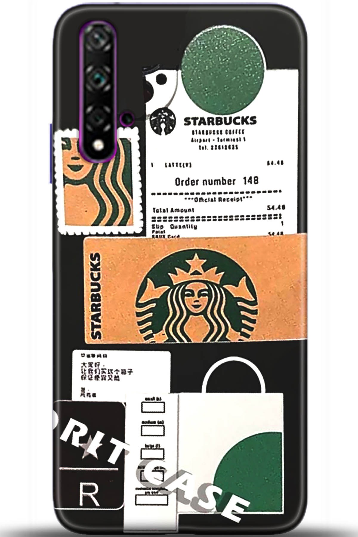 Huawei Nova 5T Uyumlu Kılıf HD Baskılı Kılıf - Followed Institution 5445