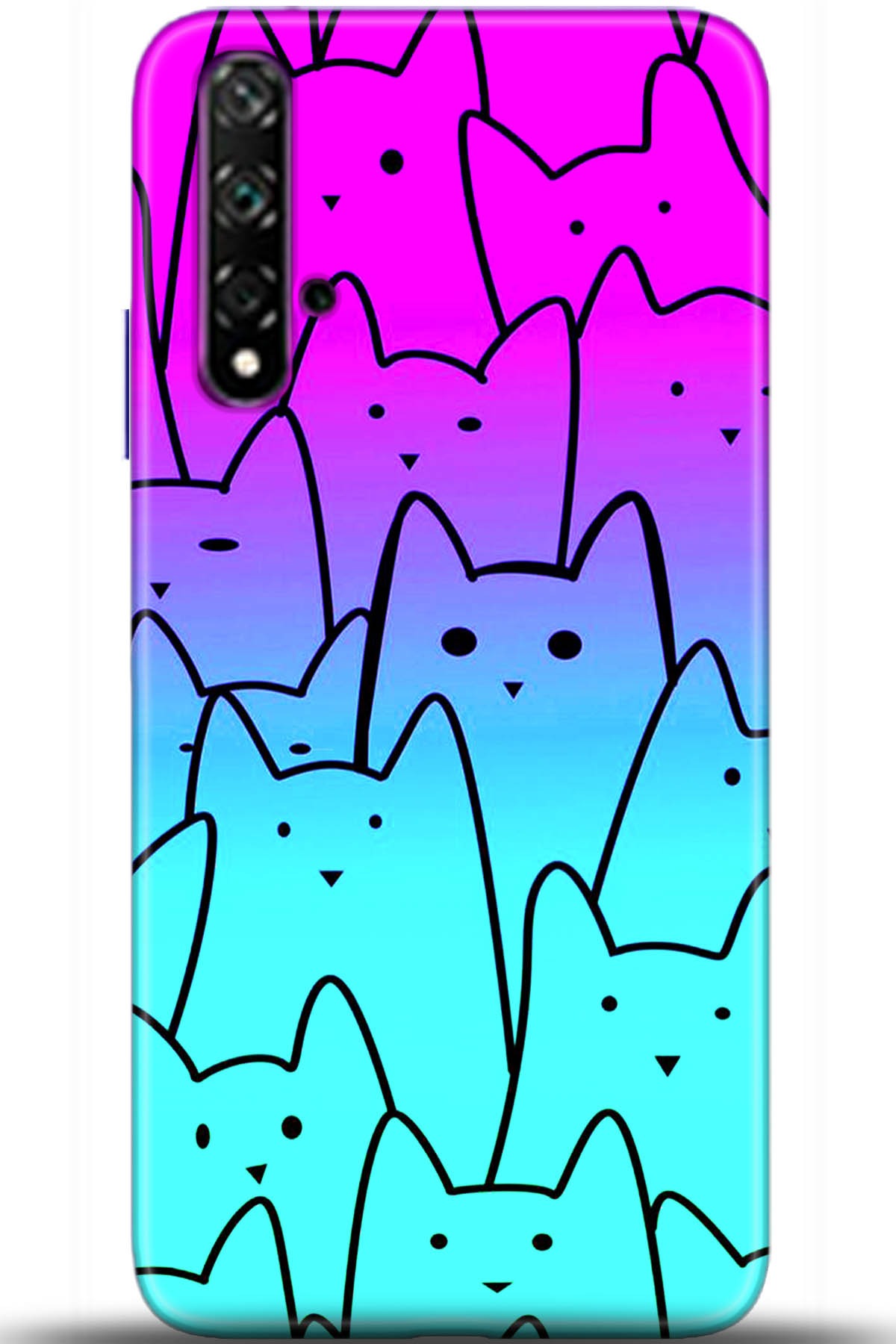 Huawei Nova 5T Uyumlu Kılıf HD Baskılı Kılıf - Followed Institution 5511