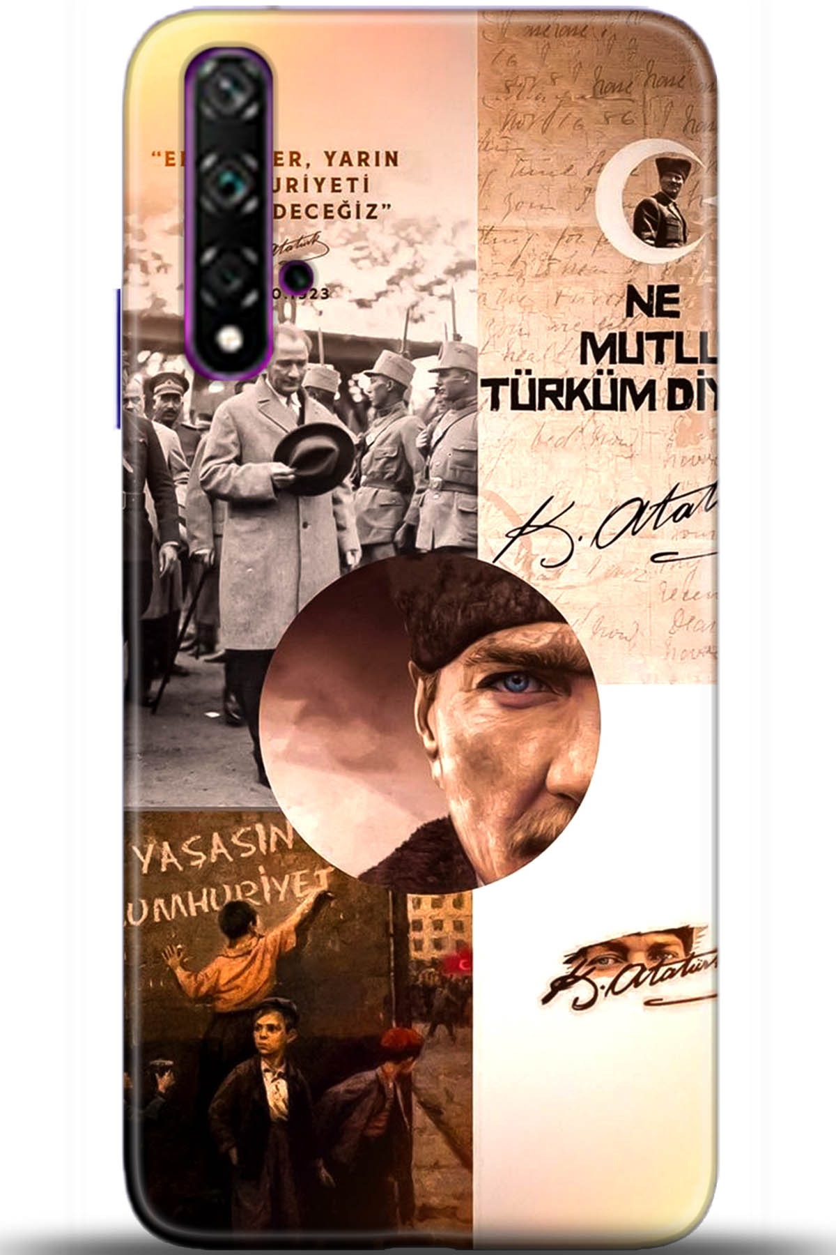 Huawei Nova 5T Uyumlu Kılıf HD Baskılı Kılıf - Followed Institution 5675