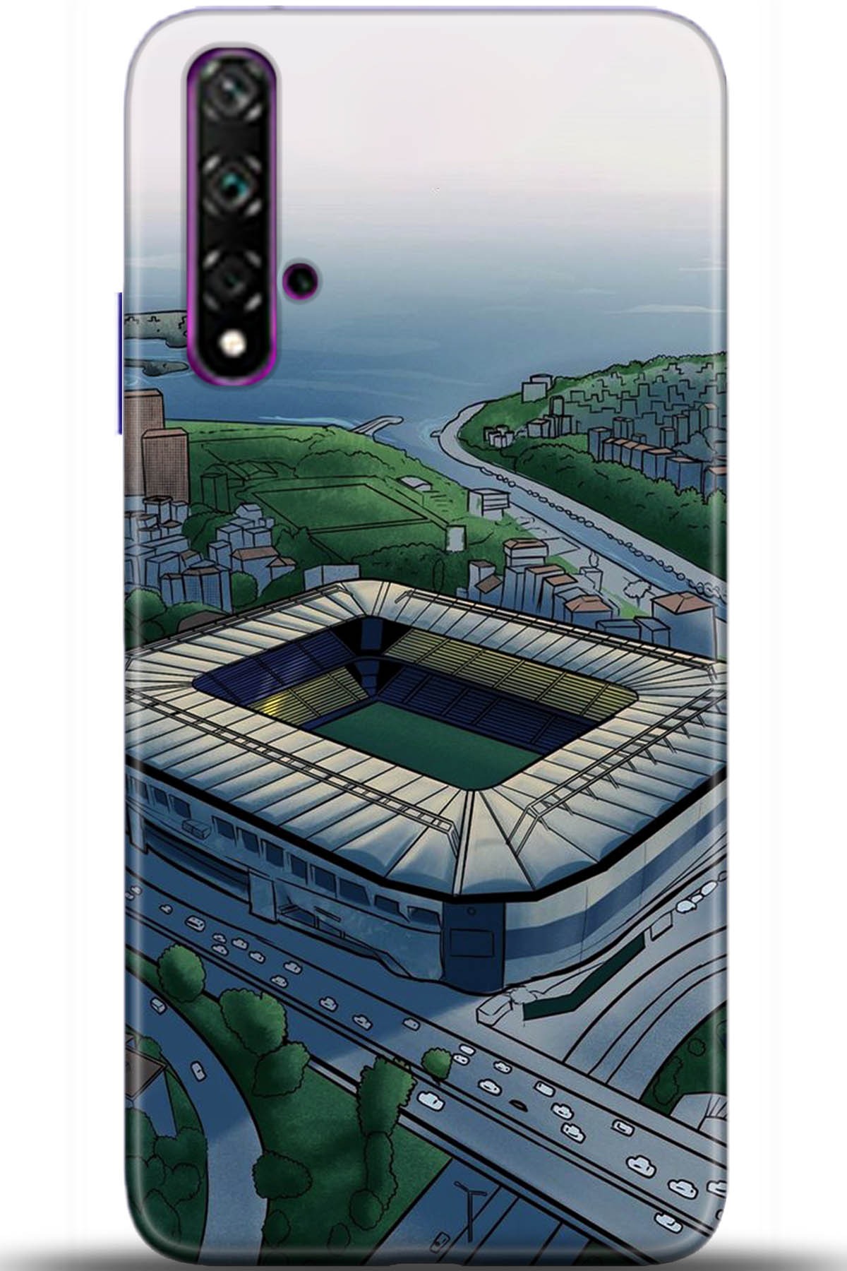 Huawei Nova 5T Uyumlu Kılıf HD Baskılı Kılıf - Followed Institution 5715