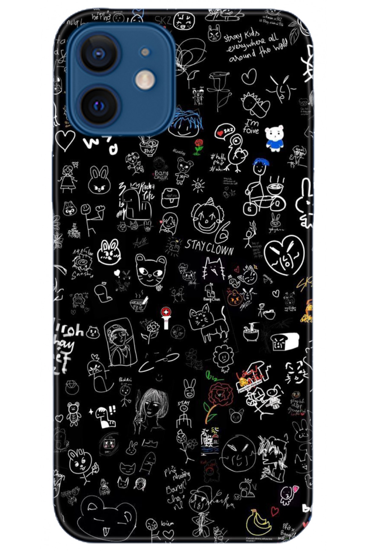 Apple iPhone 12 Mini Uyumlu Kılıf HD Baskılı Kılıf - Followed Institution 5143