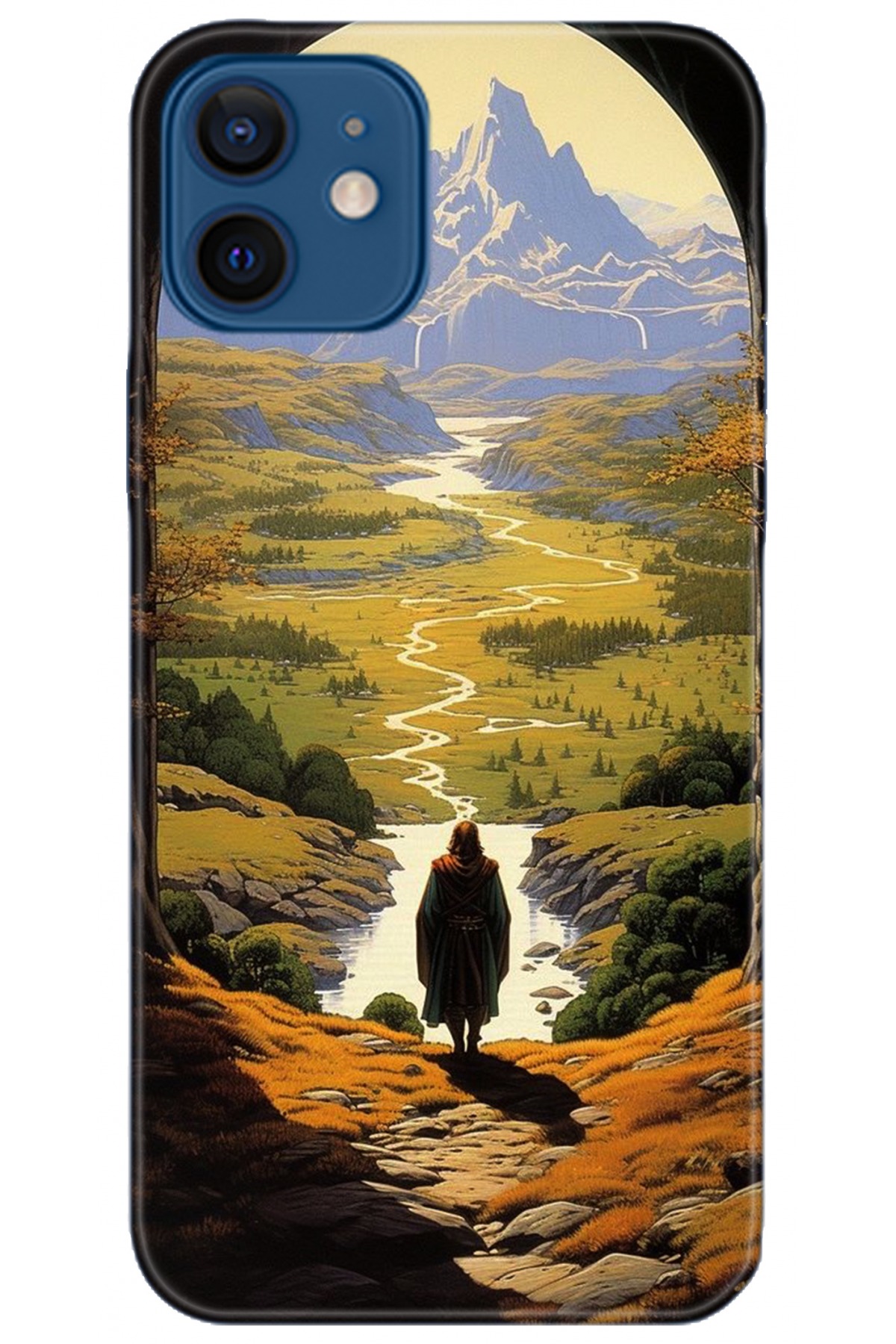 Apple iPhone 12 Mini Uyumlu Kılıf HD Baskılı Kılıf - Followed Institution 5263