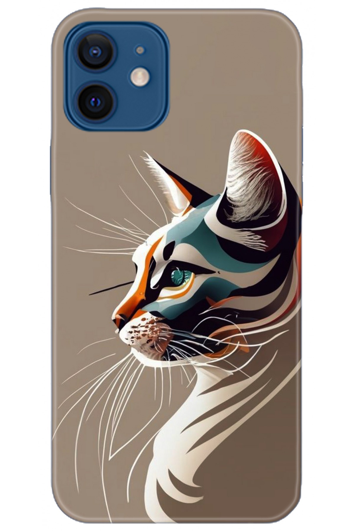 Apple iPhone 12 Mini Uyumlu Kılıf HD Baskılı Kılıf - Followed Institution 5271