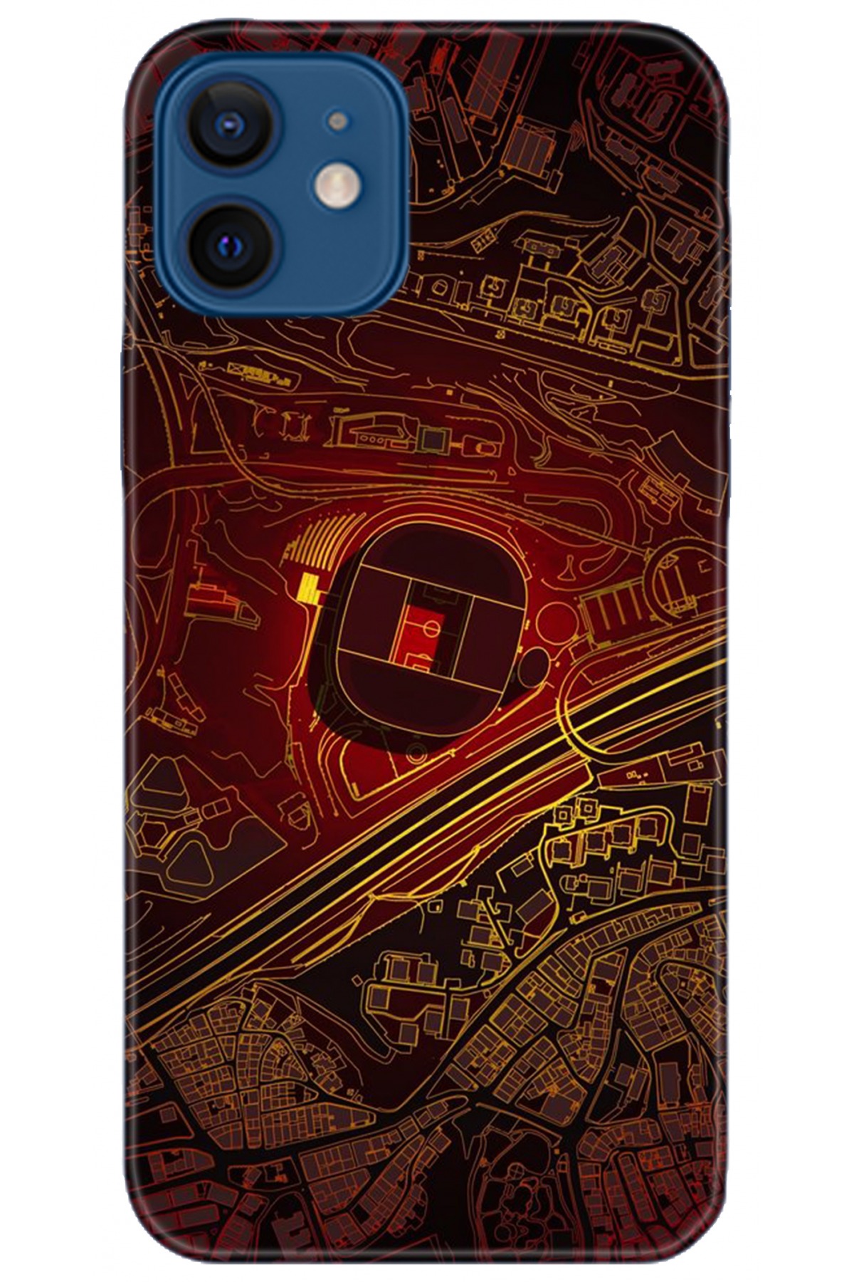 Apple iPhone 12 Mini Uyumlu Kılıf HD Baskılı Kılıf - Followed Institution 5297