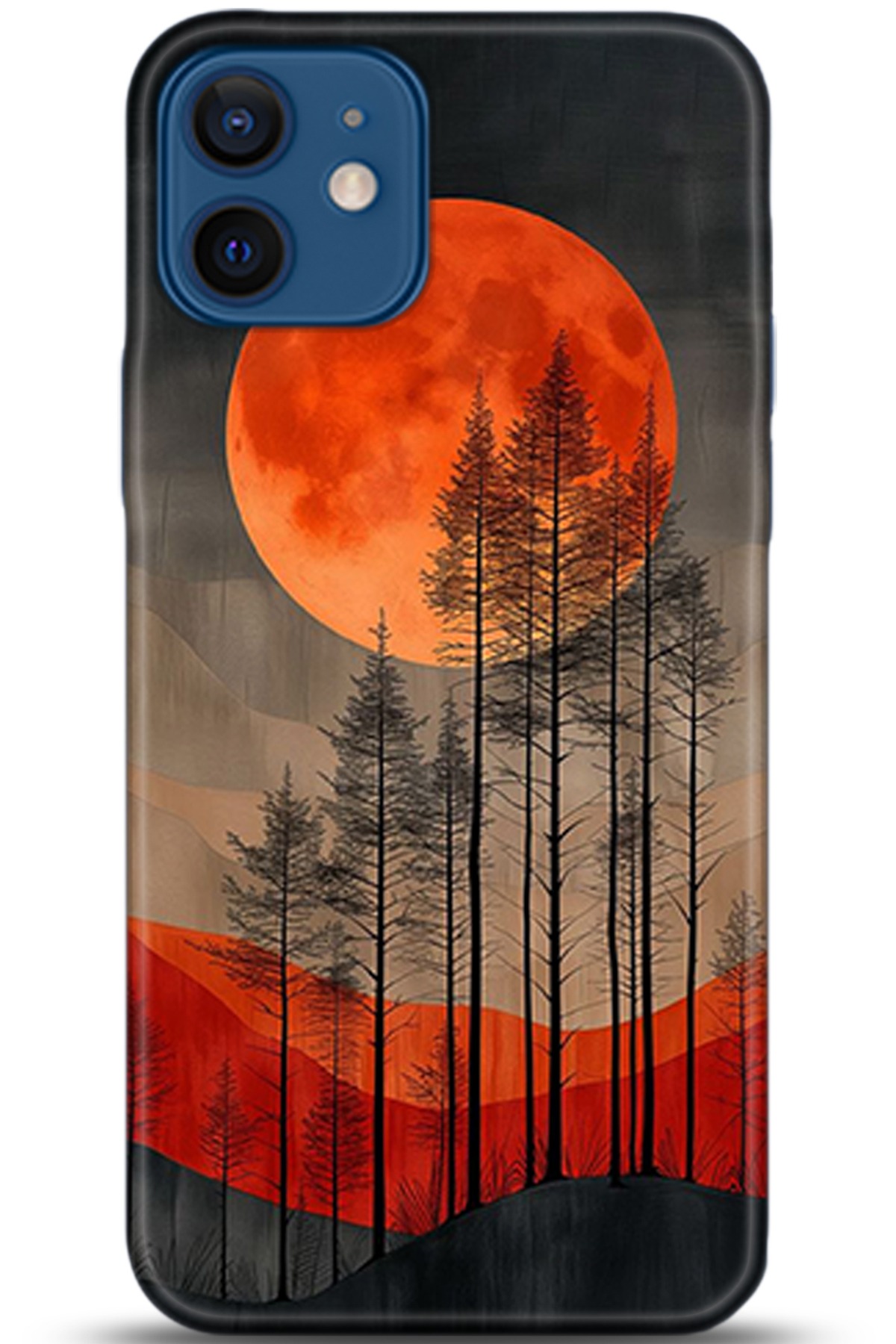 Apple iPhone 12 Mini Uyumlu Kılıf HD Baskılı Kılıf - Followed Institution 5370