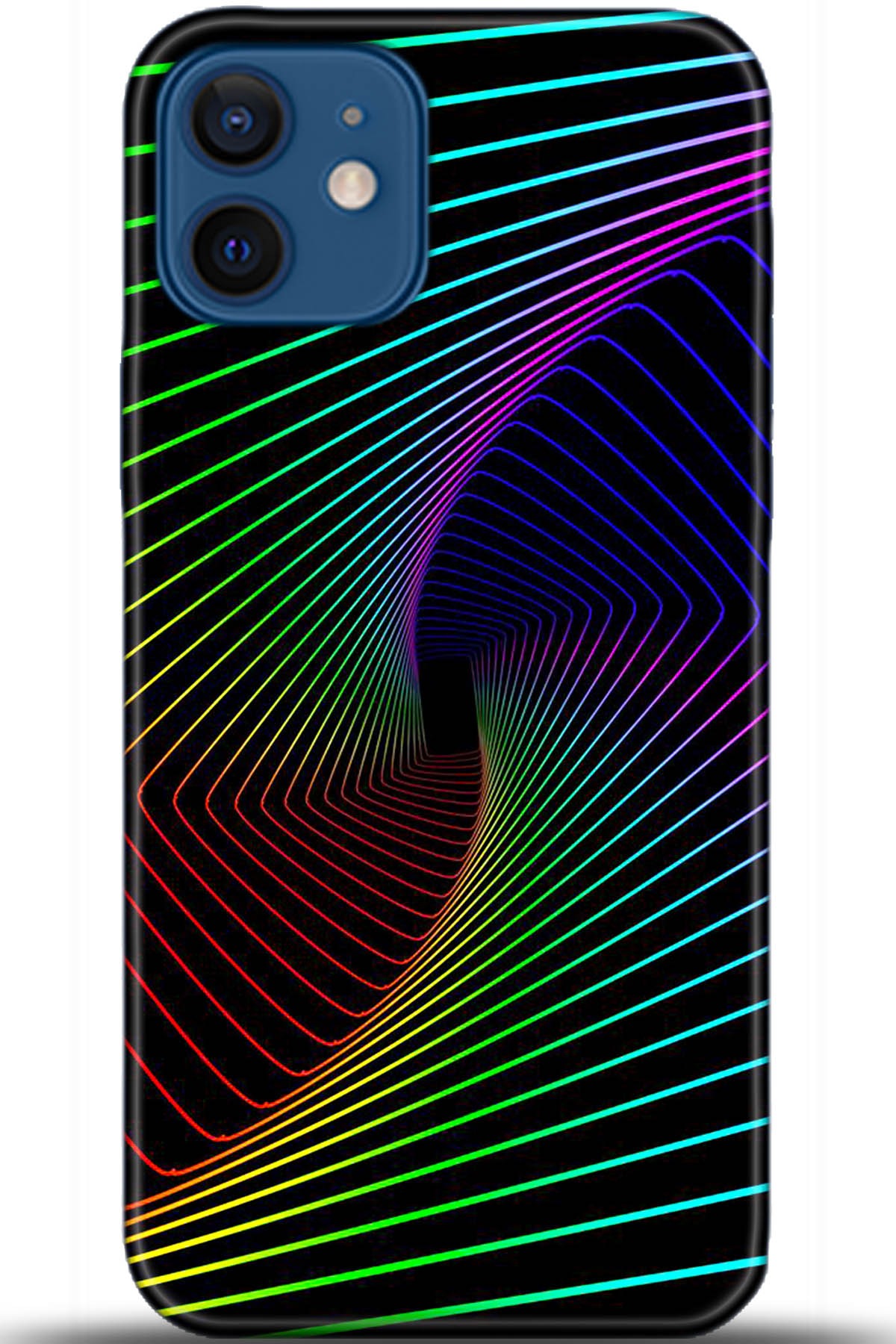 Apple iPhone 12 Mini Uyumlu Kılıf HD Baskılı Kılıf - Followed Institution 5488