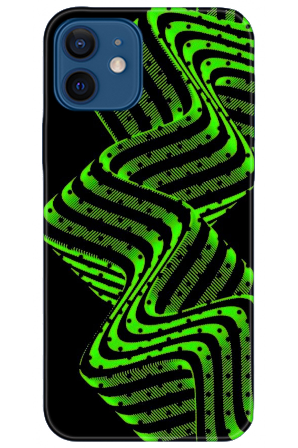 Apple iPhone 12 6.1inç Uyumlu Kılıf HD Baskılı Kılıf - Followed Institution 5134