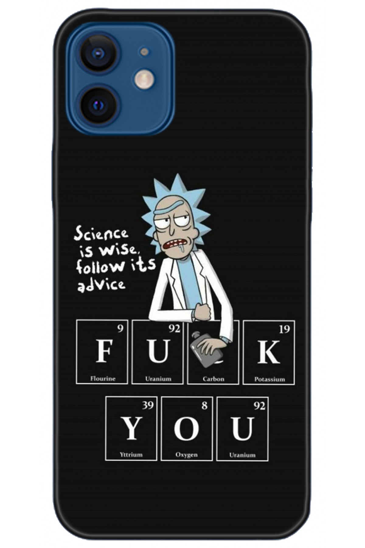 Apple iPhone 12 6.1inç Uyumlu Kılıf HD Baskılı Kılıf - Followed Institution 5217