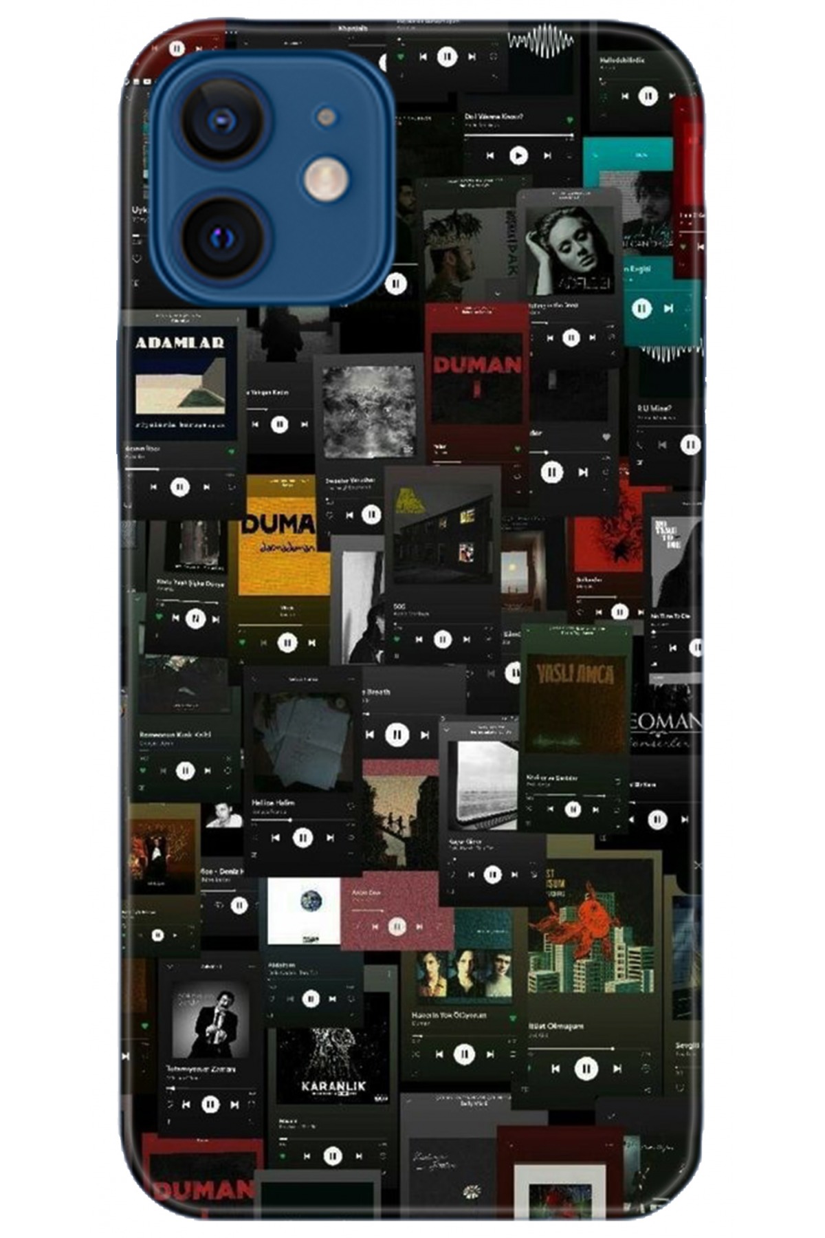 Apple iPhone 12 6.1inç Uyumlu Kılıf HD Baskılı Kılıf - Followed Institution 5264