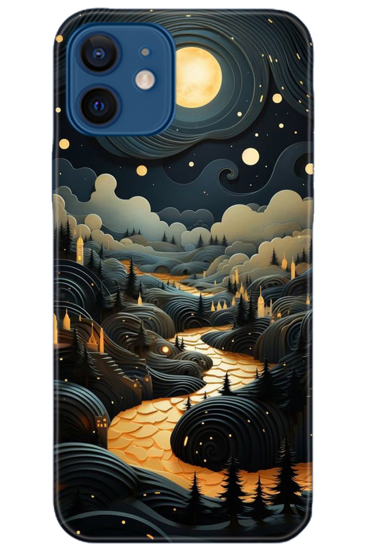 Apple iPhone 12 6.1inç Uyumlu Kılıf HD Baskılı Kılıf - Followed Institution 5268