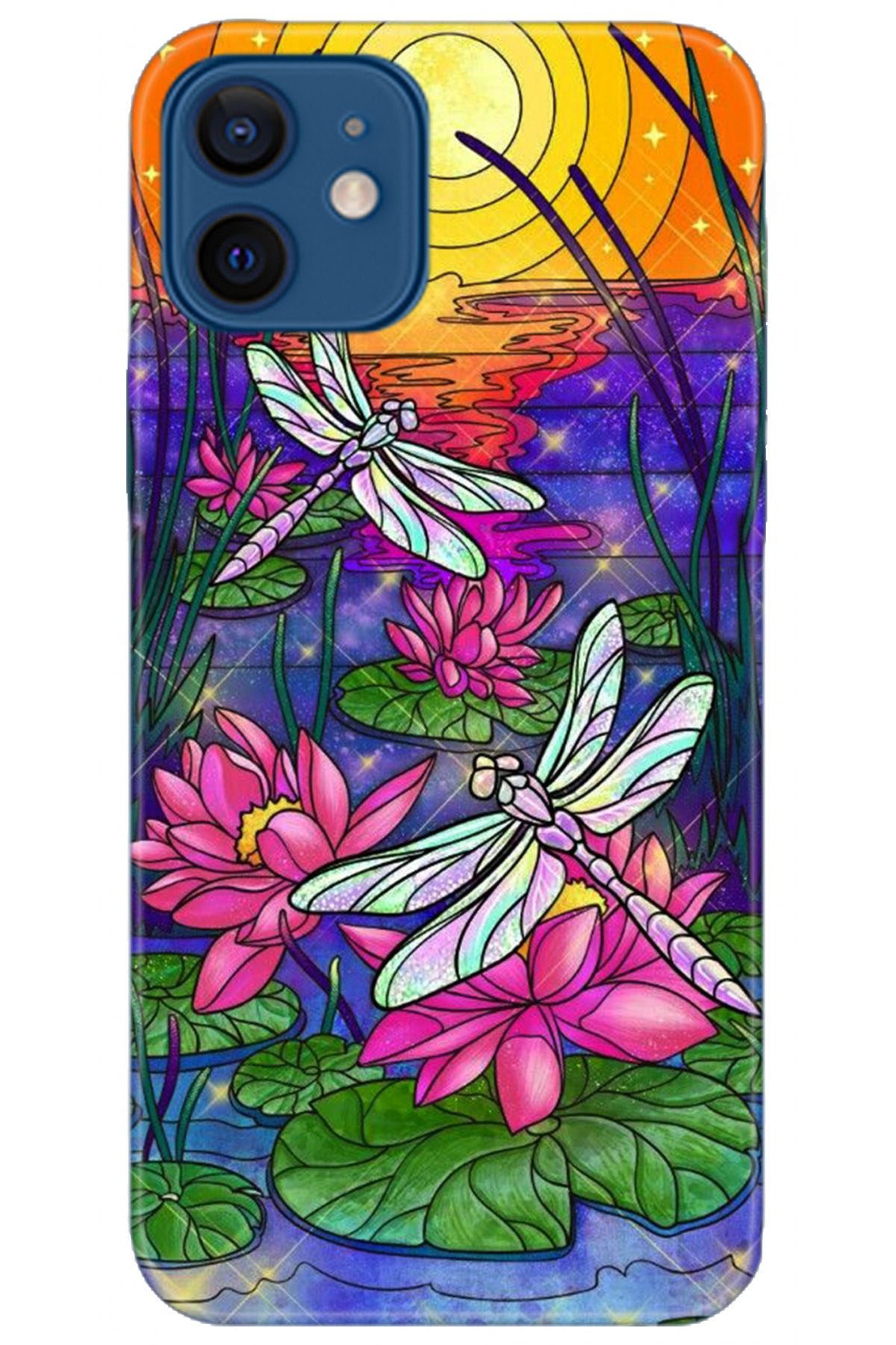 Apple iPhone 12 6.1inç Uyumlu Kılıf HD Baskılı Kılıf - Followed Institution 5274