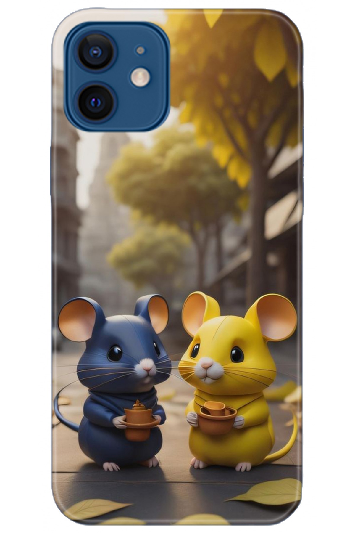 Apple iPhone 12 6.1inç Uyumlu Kılıf HD Baskılı Kılıf - Followed Institution 5306