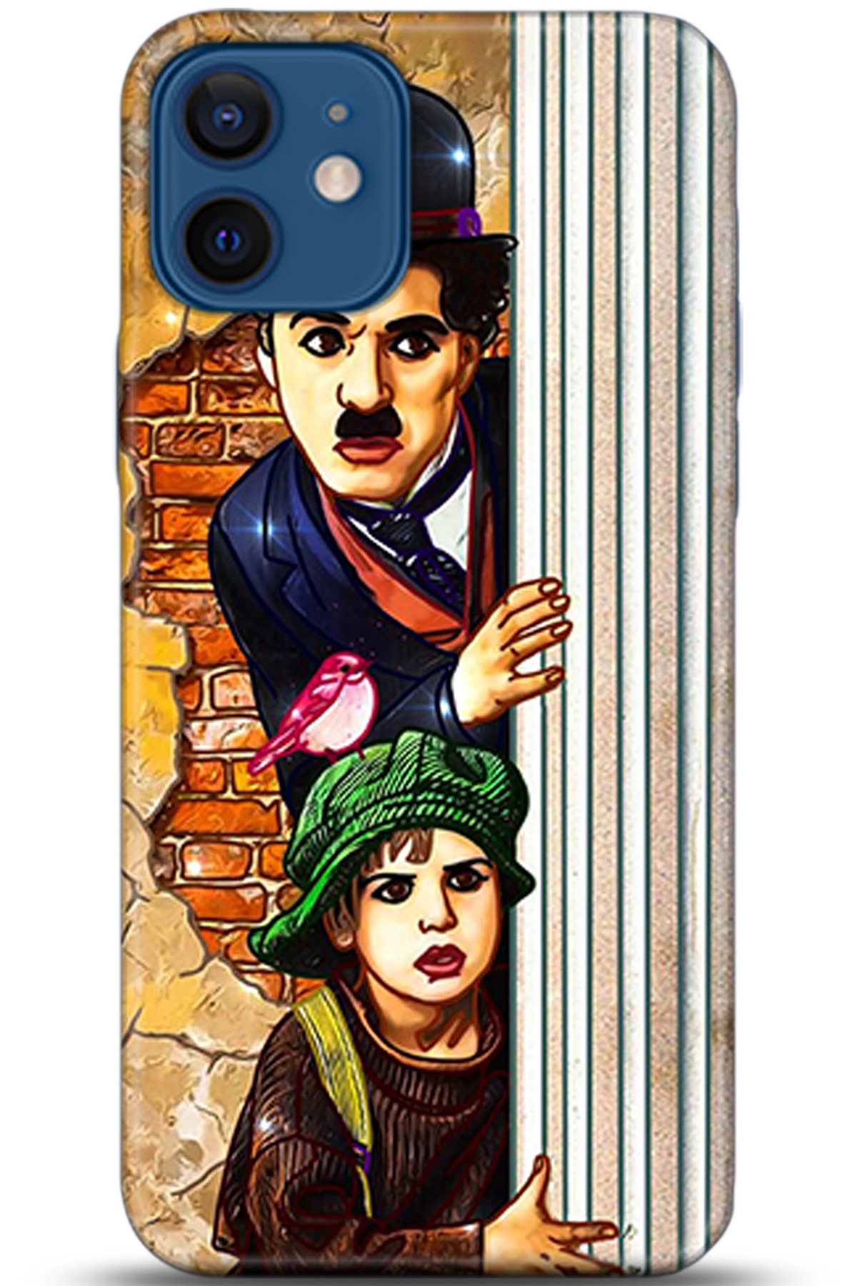 Apple iPhone 12 6.1inç Uyumlu Kılıf HD Baskılı Kılıf - Followed Institution 5348