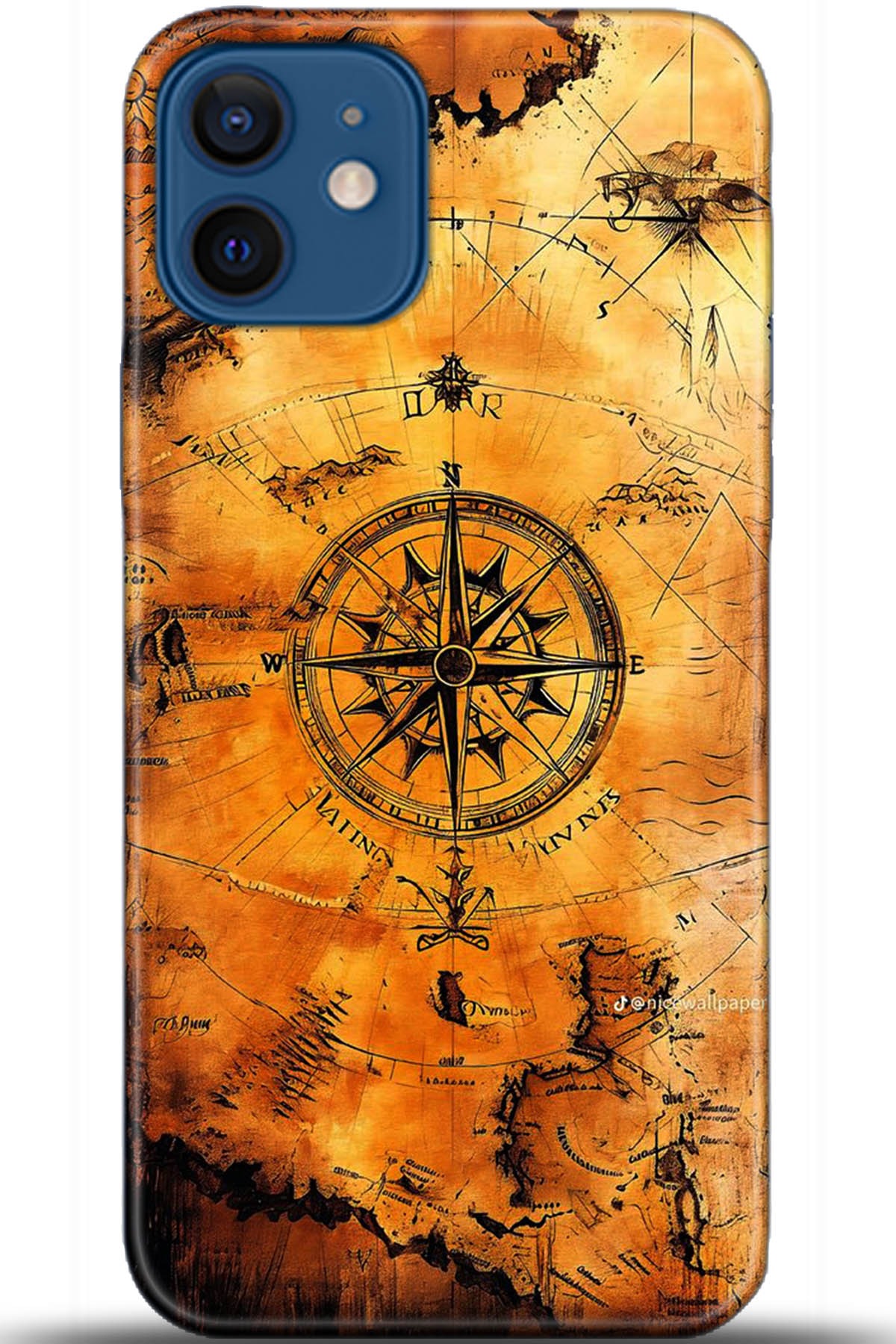 Apple iPhone 12 6.1inç Uyumlu Kılıf HD Baskılı Kılıf - Followed Institution 5383