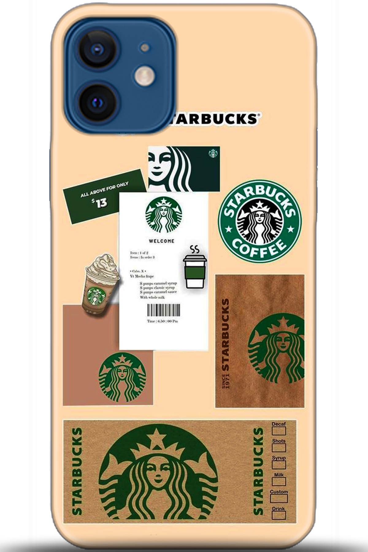 Apple iPhone 12 6.1inç Uyumlu Kılıf HD Baskılı Kılıf - Followed Institution 5470