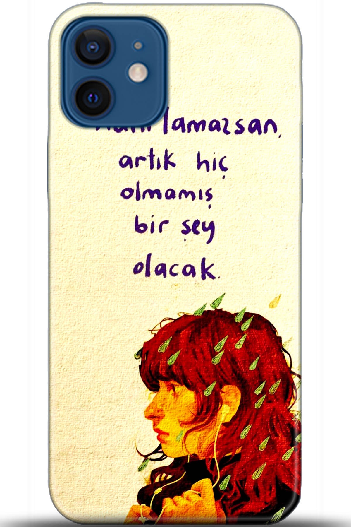 Apple iPhone 12 6.1inç Uyumlu Kılıf HD Baskılı Kılıf - Followed Institution 5595