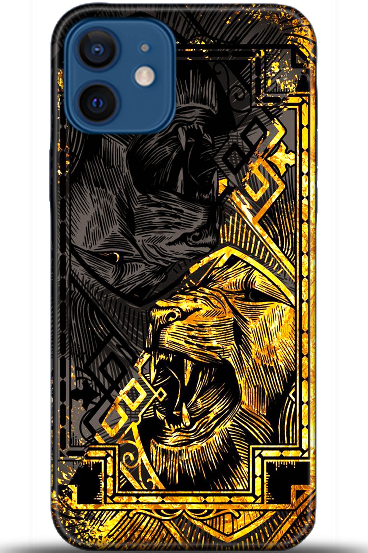 Apple iPhone 12 6.1inç Uyumlu Kılıf HD Baskılı Kılıf - Followed Institution 5629