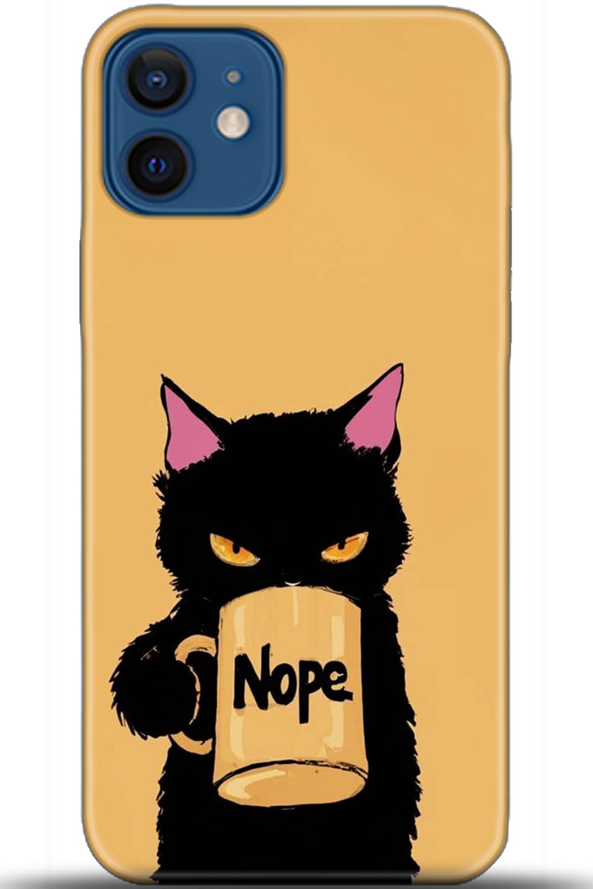 Apple iPhone 12 6.1inç Uyumlu Kılıf HD Baskılı Kılıf - Followed Institution 5652