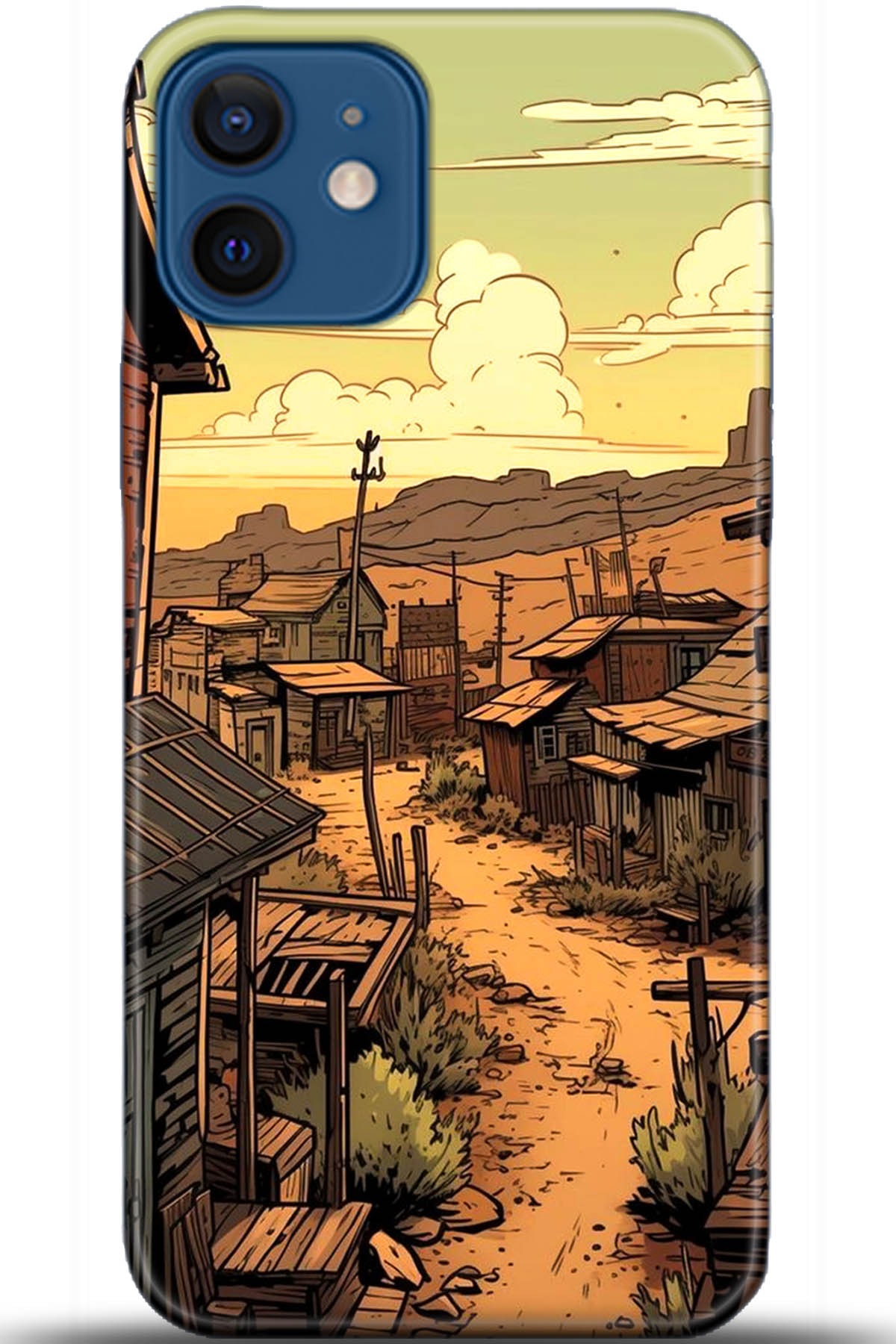 Apple iPhone 12 6.1inç Uyumlu Kılıf HD Baskılı Kılıf - Followed Institution 5676