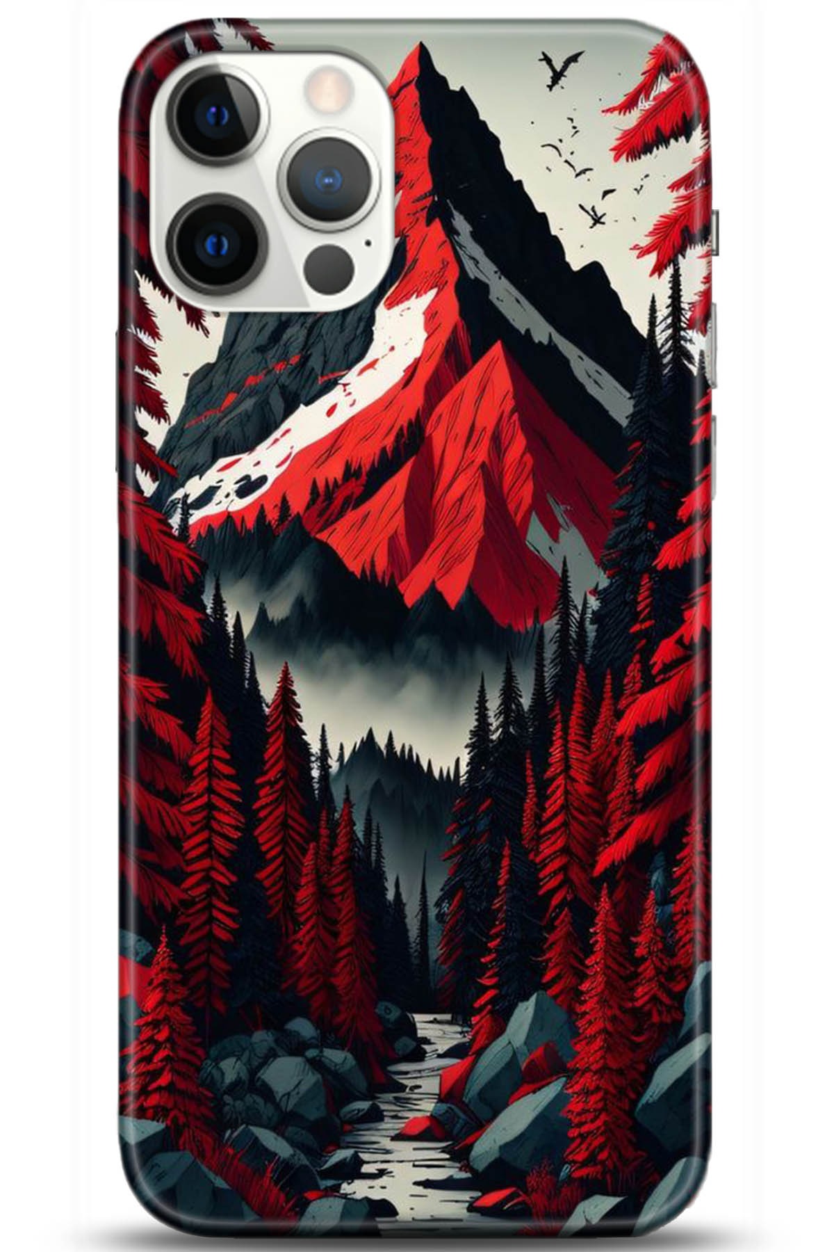 Apple iPhone 12 Pro 6.1inç Uyumlu Kılıf HD Baskılı Kılıf - Followed Institution 5196