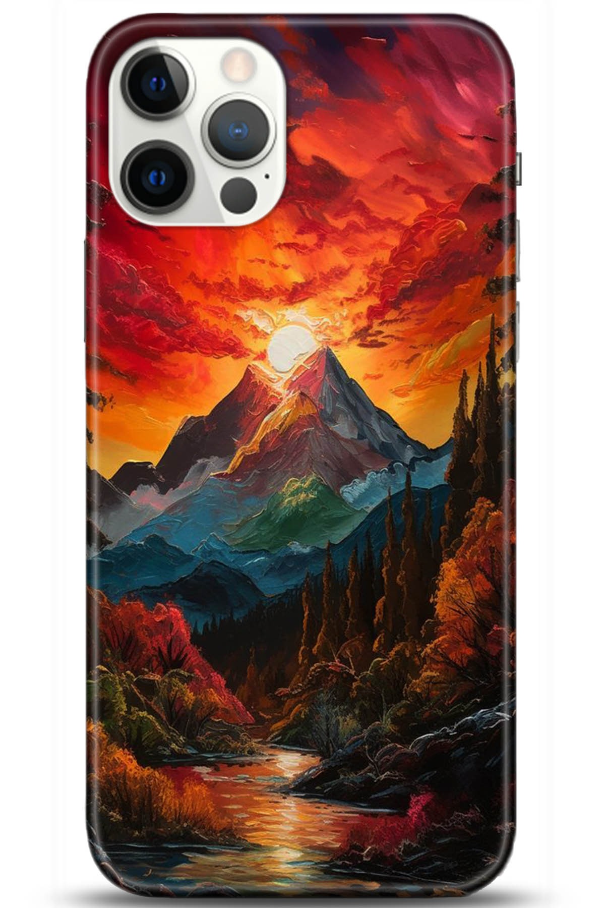 Apple iPhone 12 Pro 6.1inç Uyumlu Kılıf HD Baskılı Kılıf - Followed Institution 5224