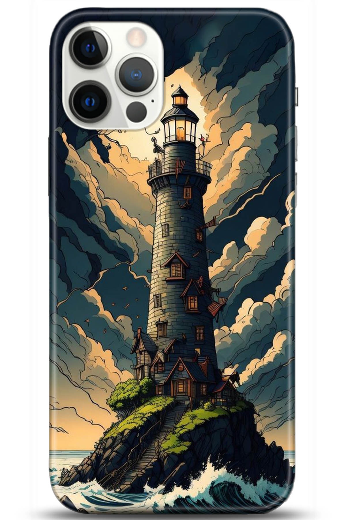 Apple iPhone 12 Pro 6.1inç Uyumlu Kılıf HD Baskılı Kılıf - Followed Institution 5236