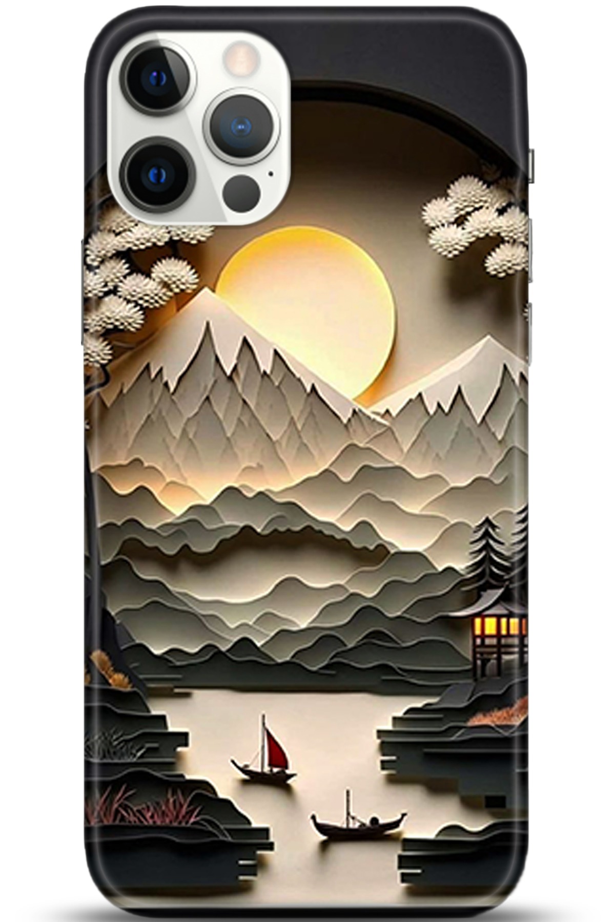 Apple iPhone 12 Pro 6.1inç Uyumlu Kılıf HD Baskılı Kılıf - Followed Institution 5354