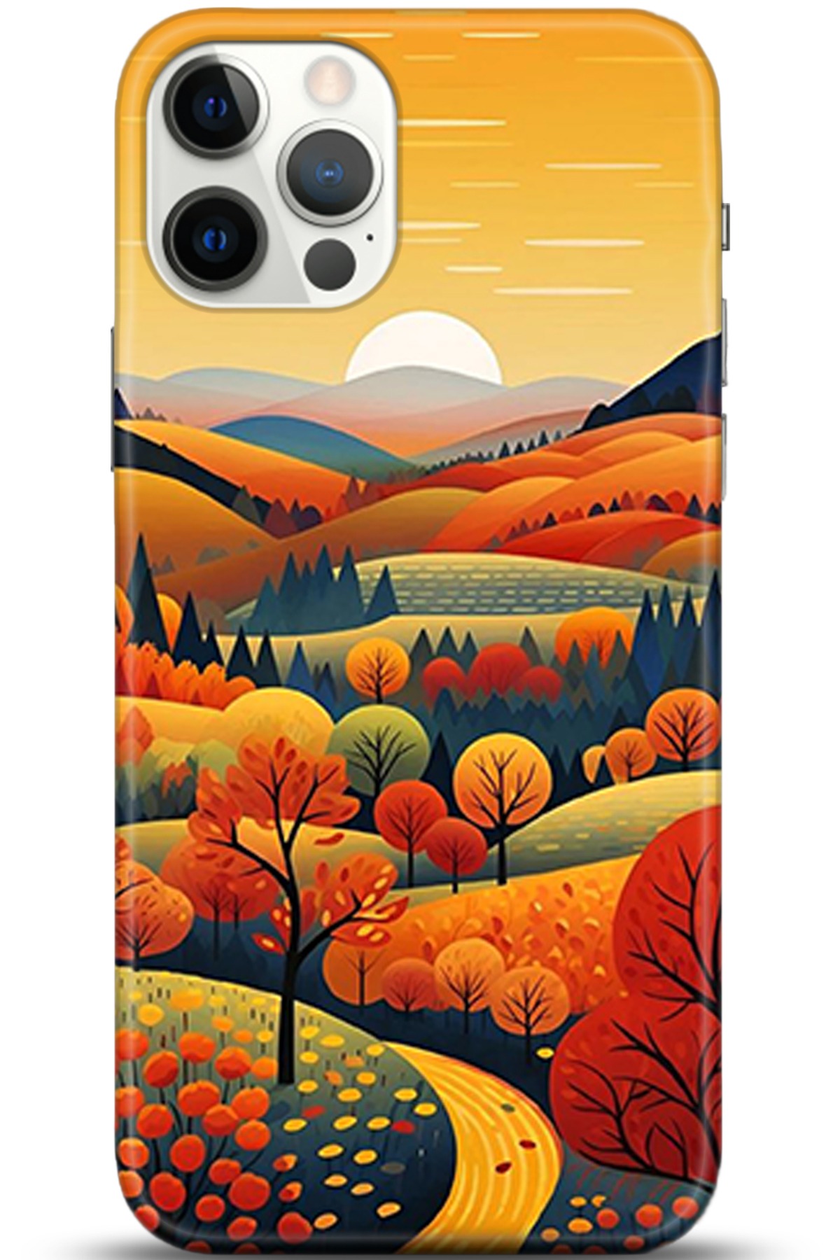 Apple iPhone 12 Pro 6.1inç Uyumlu Kılıf HD Baskılı Kılıf - Followed Institution 5356