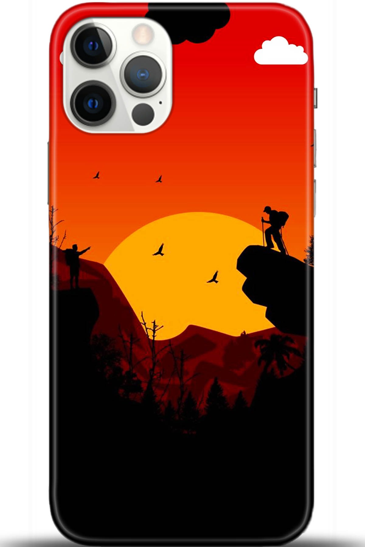 Apple iPhone 12 Pro 6.1inç Uyumlu Kılıf HD Baskılı Kılıf - Followed Institution 5407