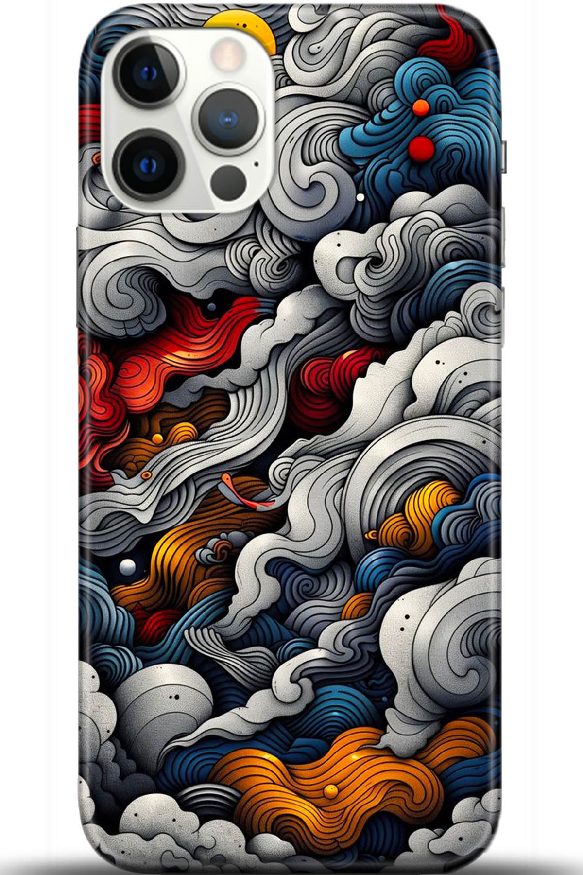 Apple iPhone 12 Pro 6.1inç Uyumlu Kılıf HD Baskılı Kılıf - Followed Institution 5436