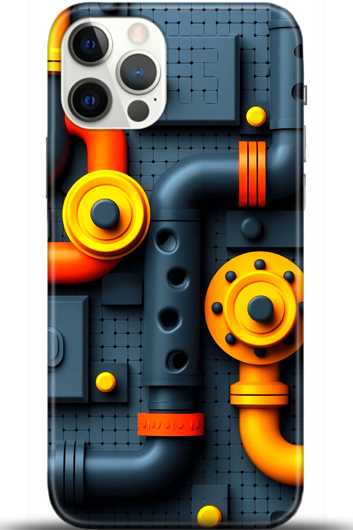 Apple iPhone 12 Pro 6.1inç Uyumlu Kılıf HD Baskılı Kılıf - Followed Institution 5466