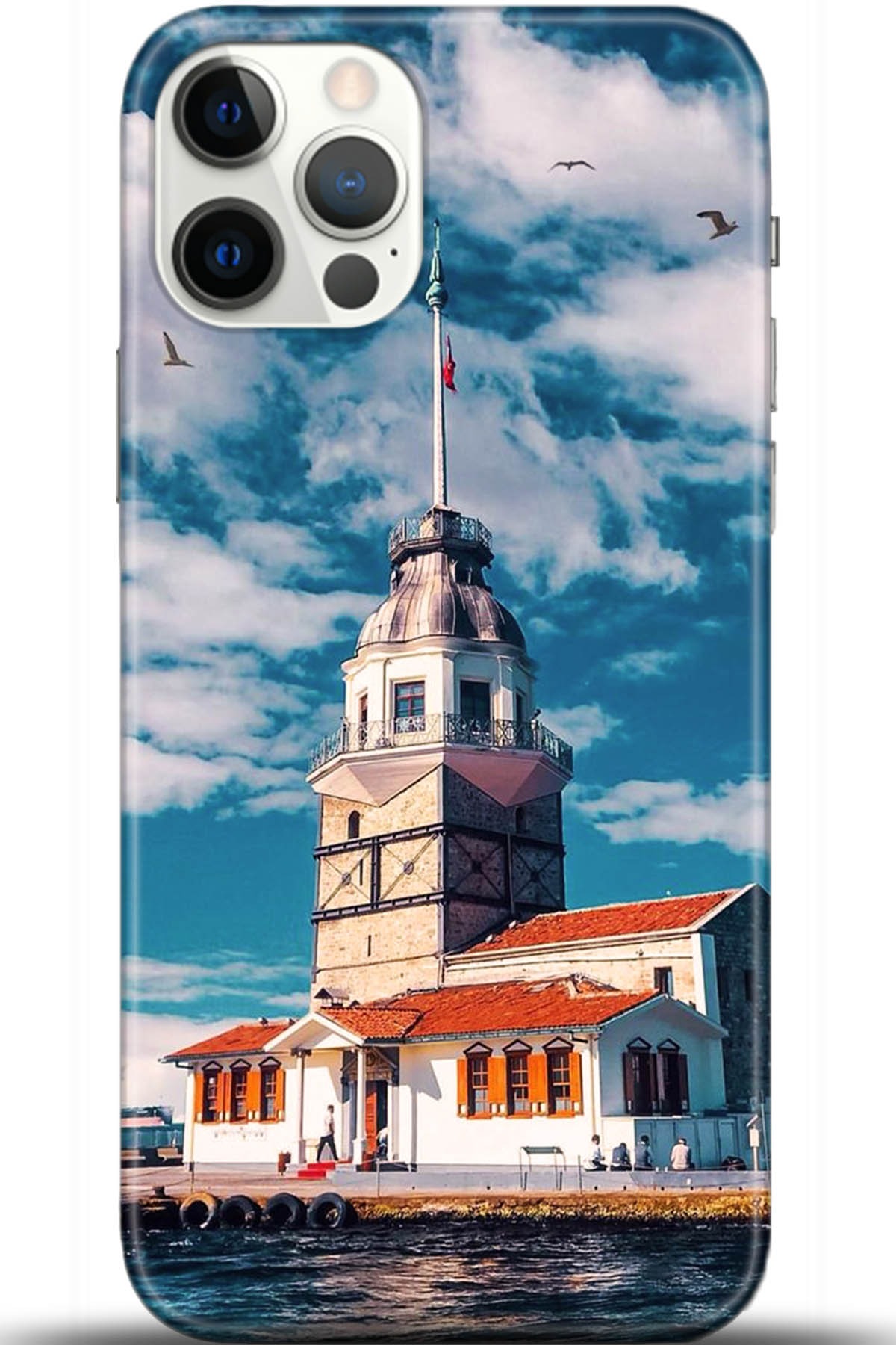 Apple iPhone 12 Pro 6.1inç Uyumlu Kılıf HD Baskılı Kılıf - Followed Institution 5547